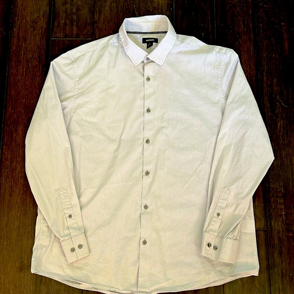 Alfani Men’s XXL Long Sleeve Dress Shirt